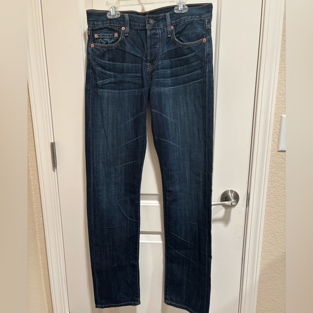 modern Levi’s dark 501 jeans